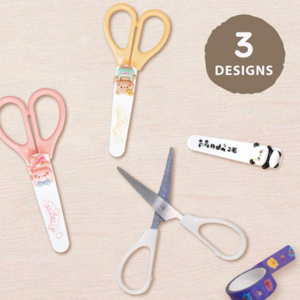 現貨正版 動物安全剪刀 安全剪刀 美勞剪刀 造型剪刀 兒童剪刀 美勞剪刀 剪刀-細節圖2