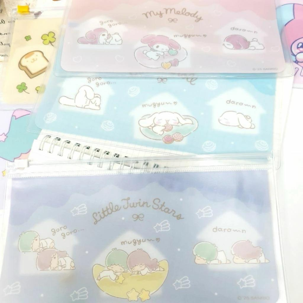現貨正版 三麗鷗 夾鏈袋 Hello kitty 48k透明收納袋 美樂蒂 大耳狗 口罩收納袋 筆袋 布丁狗 發票收納袋-細節圖5