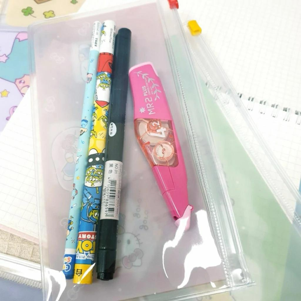 現貨正版 三麗鷗 夾鏈袋 Hello kitty 48k透明收納袋 美樂蒂 大耳狗 口罩收納袋 筆袋 布丁狗 發票收納袋-細節圖8