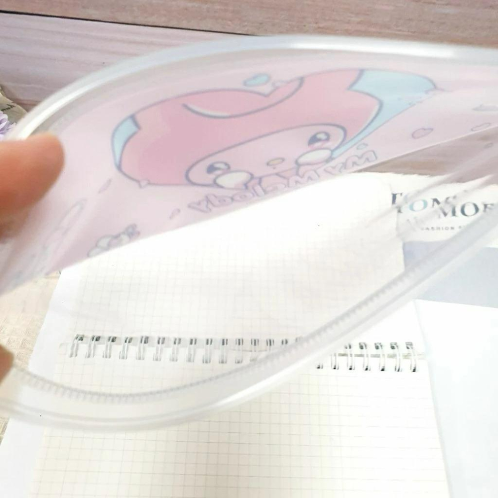 現貨正版 三麗鷗 夾鏈袋 Hello kitty 48k透明收納袋 美樂蒂 大耳狗 口罩收納袋 筆袋 布丁狗 發票收納袋-細節圖9