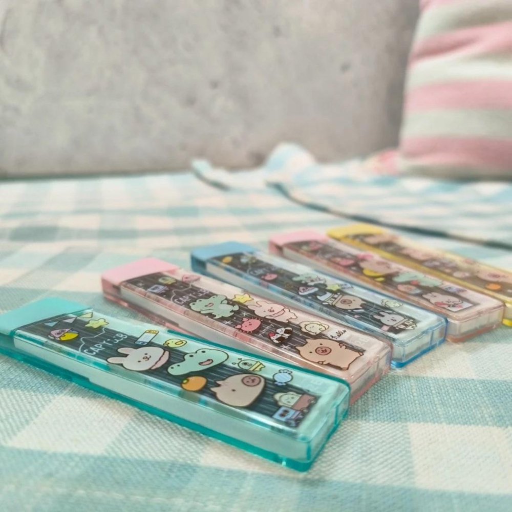 現貨正版 卡皮巴拉 自動鉛筆芯 水豚 2B 筆芯 0.5mm 自動鉛筆 文具 卡通 卡皮胖拉 可愛 自動鉛筆芯 鉛筆芯-細節圖8