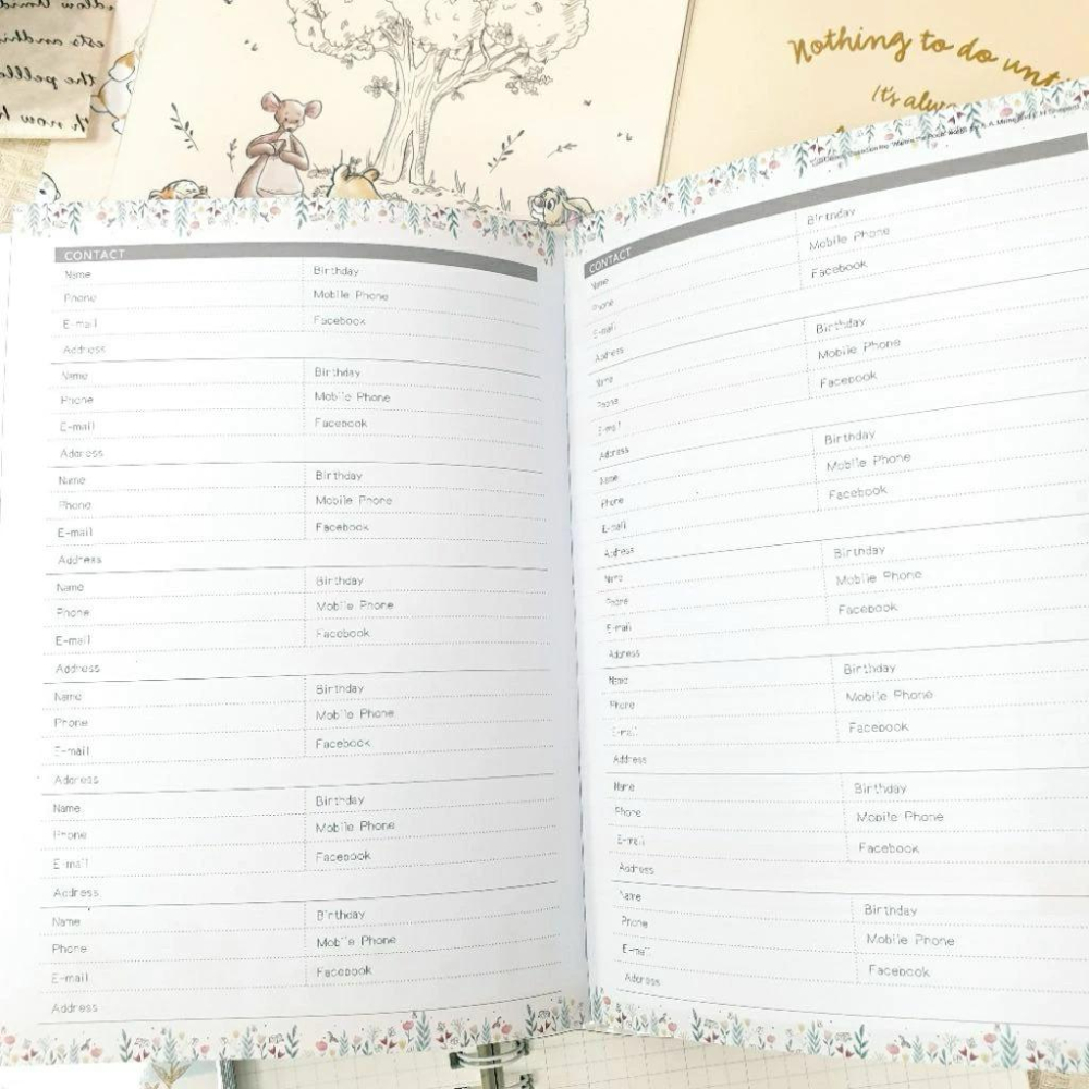 現貨正版 2026年 維尼 25k月誌 迪士尼 月計劃本 屹耳 小豬 跳跳虎 年度計劃 行事曆 手帳 行程規劃 收支表-細節圖6