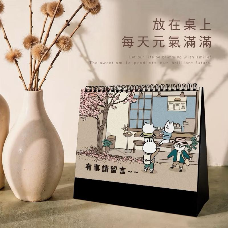 現貨正版 2026年 貓行李跨年桌曆 36k桌曆 18個月 三角桌曆 行李曆 年度計畫 月曆 備忘錄 行程規劃 台灣製-細節圖6