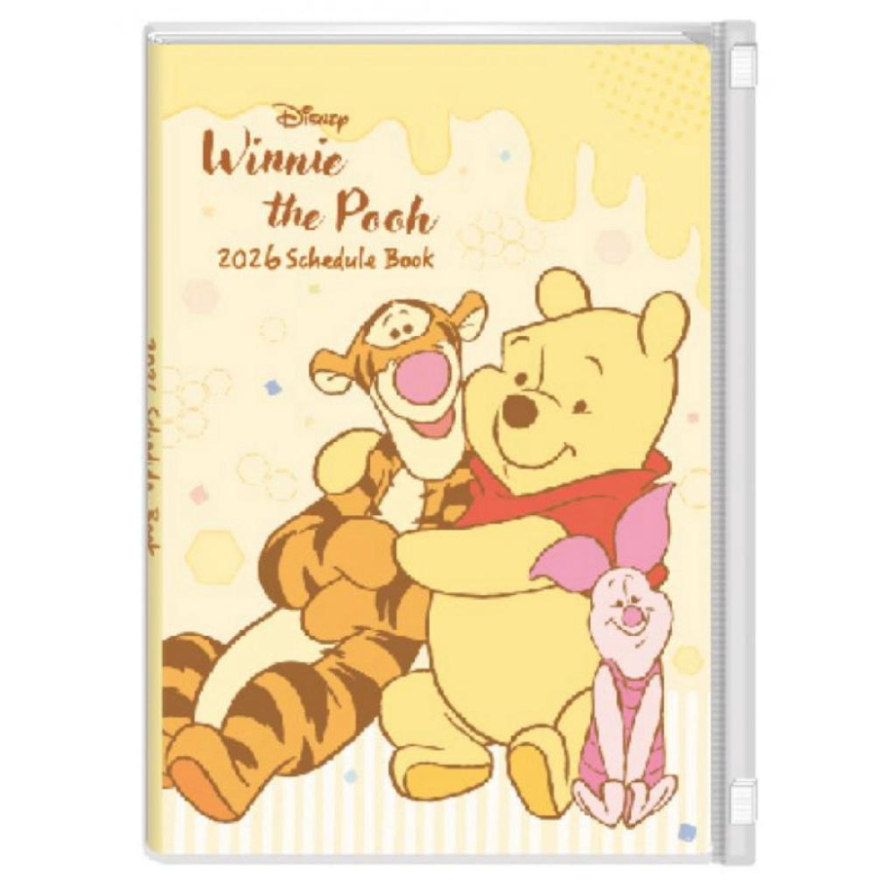 現貨正版 2026年 維尼 跨年日誌 雙夾鏈 日誌 迪士尼 手帳 週計劃 25k月誌 行事曆 年度計劃 月計劃 台灣製-細節圖9