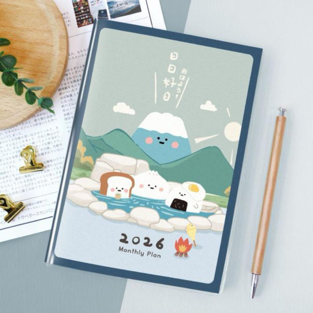 現貨正版 2026 25K跨年月計畫 25k月誌 學年月計劃 18個月 手帳 行事曆 備忘錄 年度計畫 收支表 記事本-細節圖6