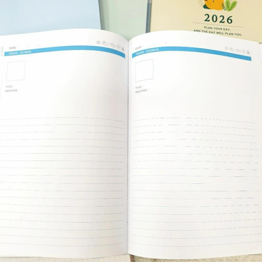 2026 跨年月誌 25k跨年月計畫 月誌 學年月計畫 18個月 手帳 行事曆 備忘錄 年度計畫 收支表 記事本 課表-細節圖7