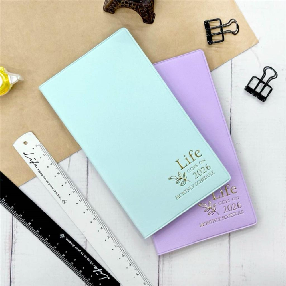 現貨正版 2026年 月誌 60K月誌 工商日誌 效率手冊 手帳 年度計劃 學習規劃 旅遊規劃 行事曆 排班表 行程計劃-細節圖2