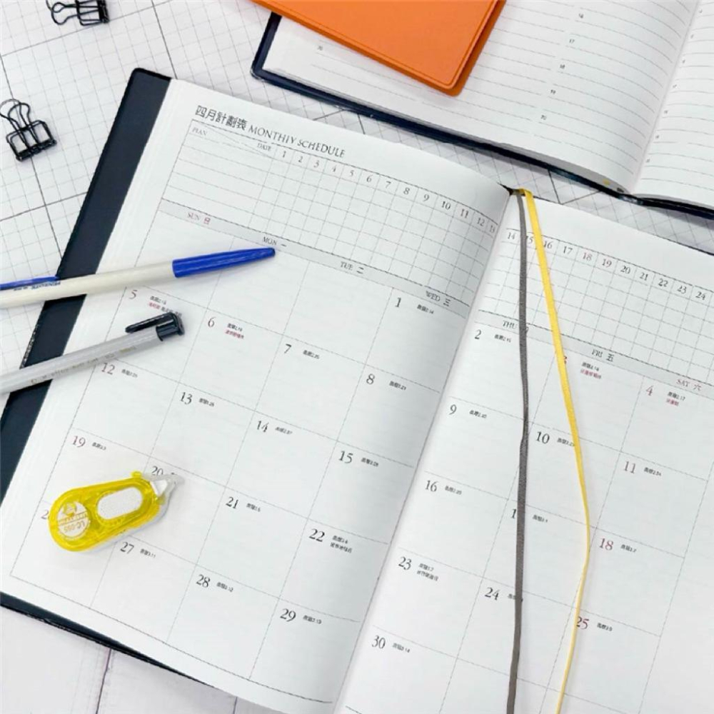 現貨正版 2026年 16K超值週誌A 一週二頁 工商日誌 效率手冊 手帳 YW2616A 年度計劃 學習規劃 旅遊規劃-細節圖3