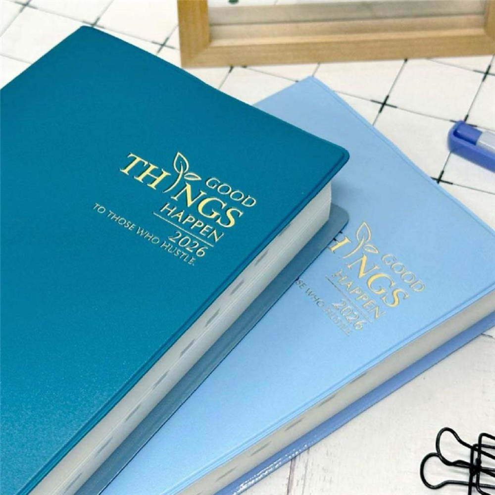 現貨正版 2026年 36K橫線日誌 一天一頁 工商日誌 效率手冊 手帳 YD2636X 年度計劃 學習規劃 旅遊規劃-細節圖2