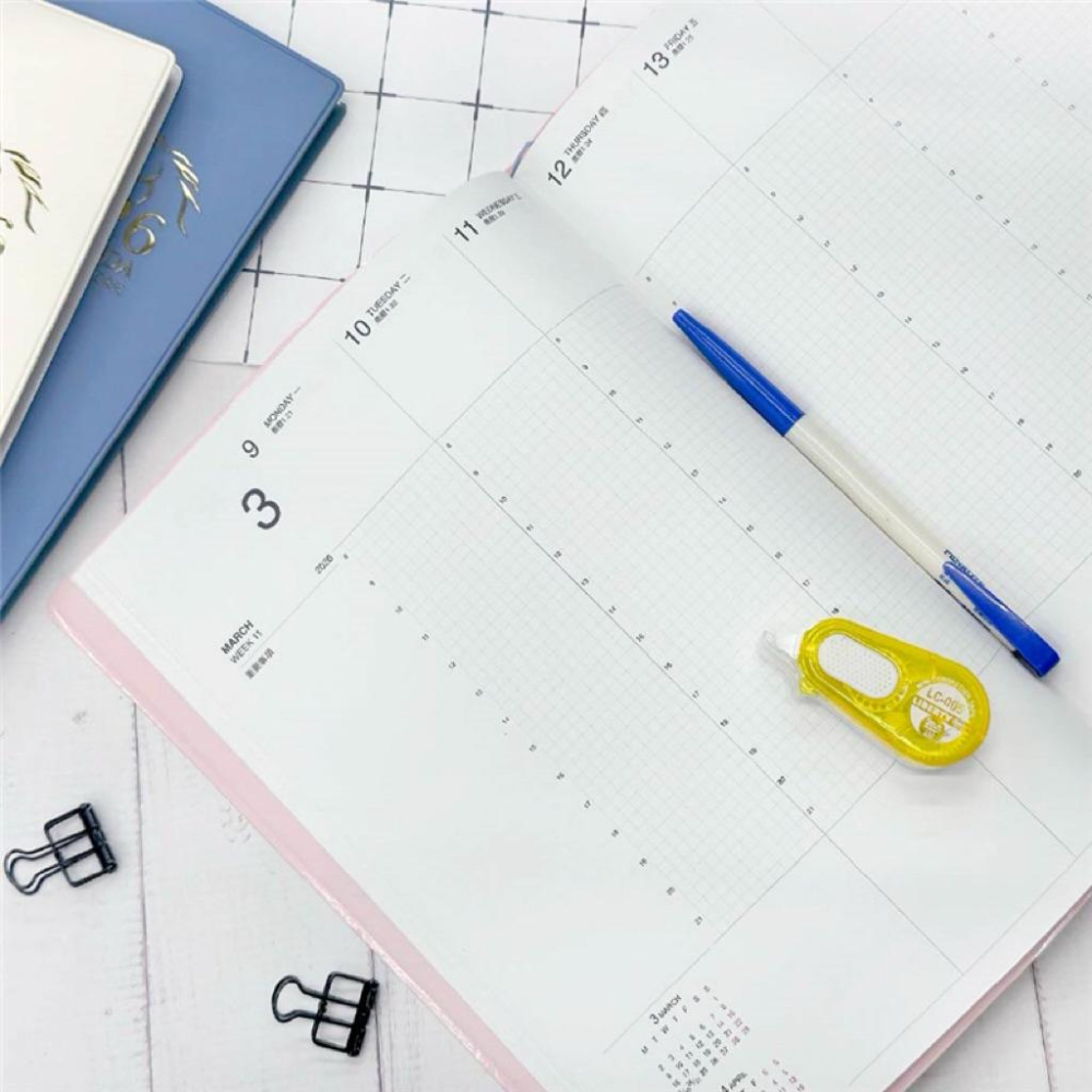 現貨正版 2026年 16K超值週誌B 一週二頁 工商日誌 效率手冊 手帳 YW2616B 年度計劃 學習規劃 旅遊規劃-細節圖3