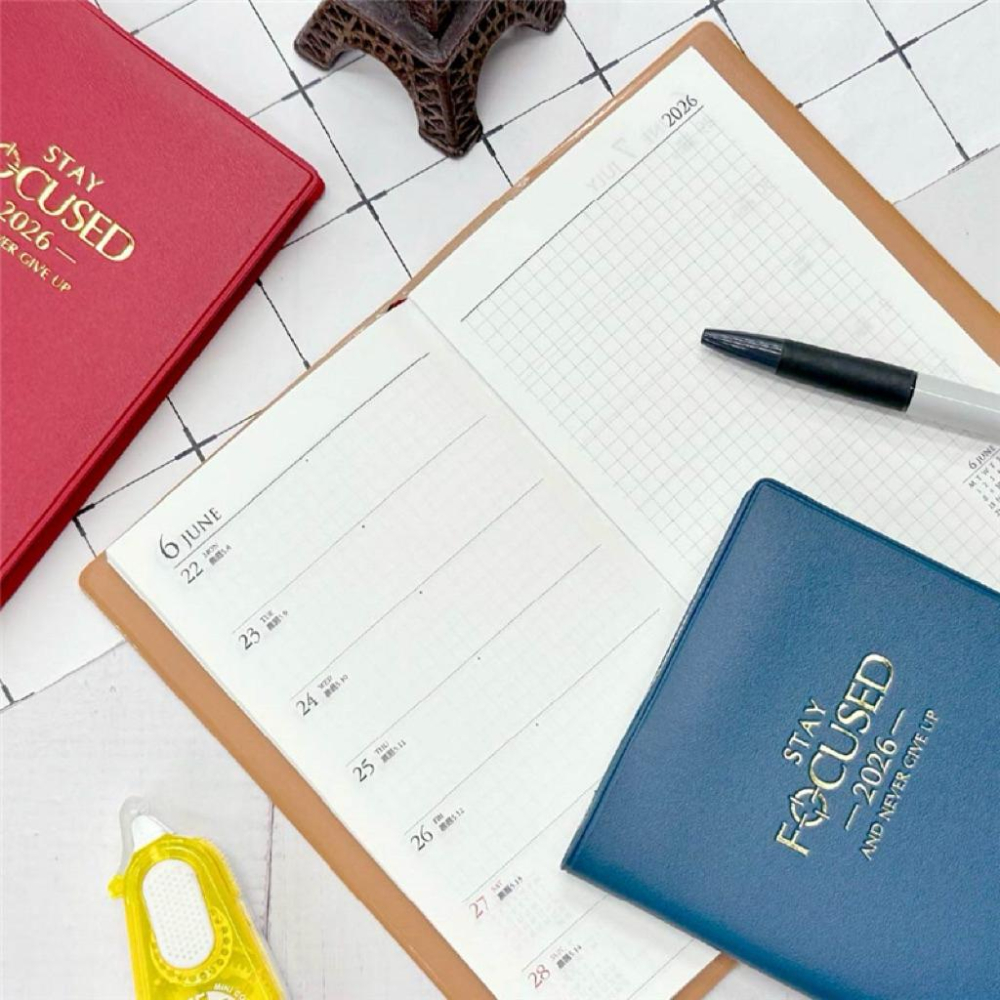 現貨正版 2026年 週誌 60K週誌 一週二頁 工商日誌 效率手冊 手帳 YW2660 年度計劃 學習規劃 旅遊規劃-細節圖3