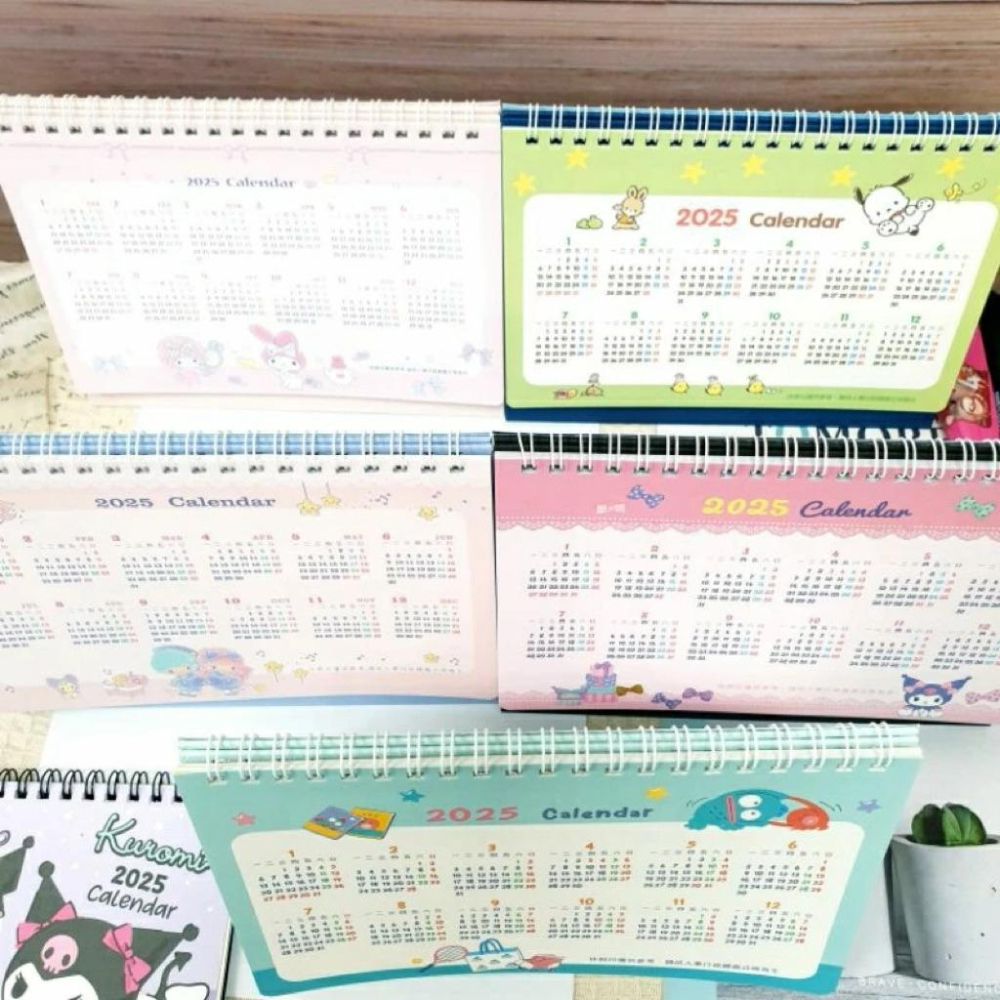現貨正版 2026年 三麗鷗 三角桌曆 酷洛米 B6桌曆 雙子星 帕恰狗 美樂蒂 kitty行事曆 行程備忘錄 台灣節日-細節圖5