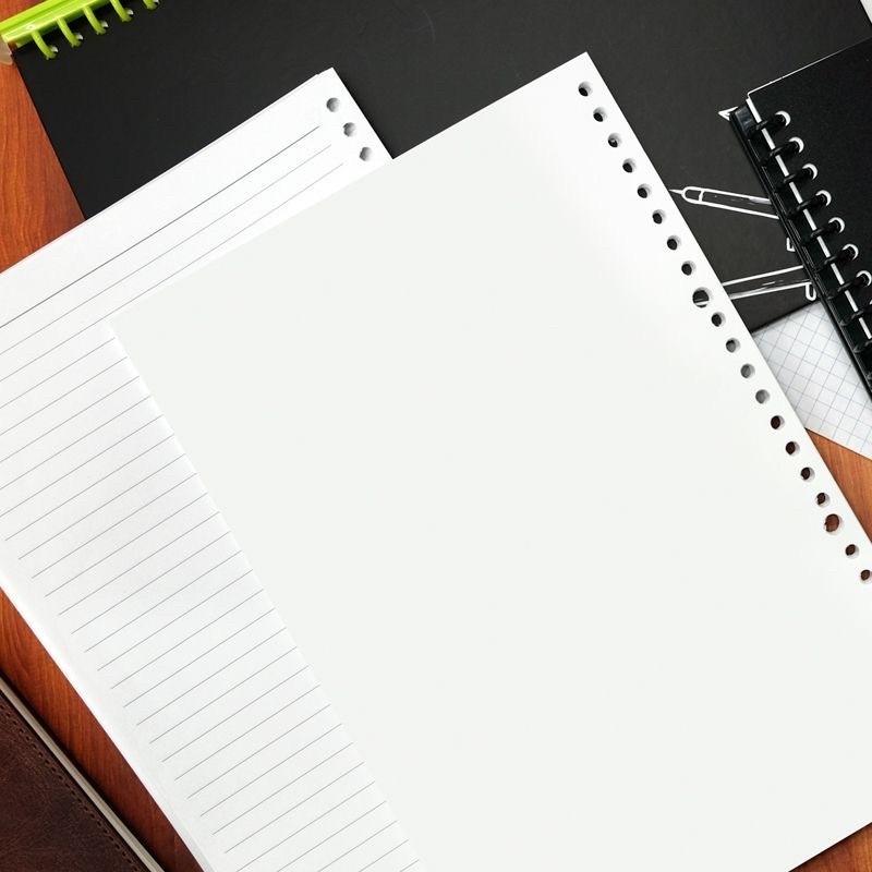 現貨正版 活頁紙 B5補充頁26孔 筆記 空白 橫線 萬用手冊 YZ2261 萬用手冊內頁 活頁紙 26孔活頁紙補充頁-細節圖7