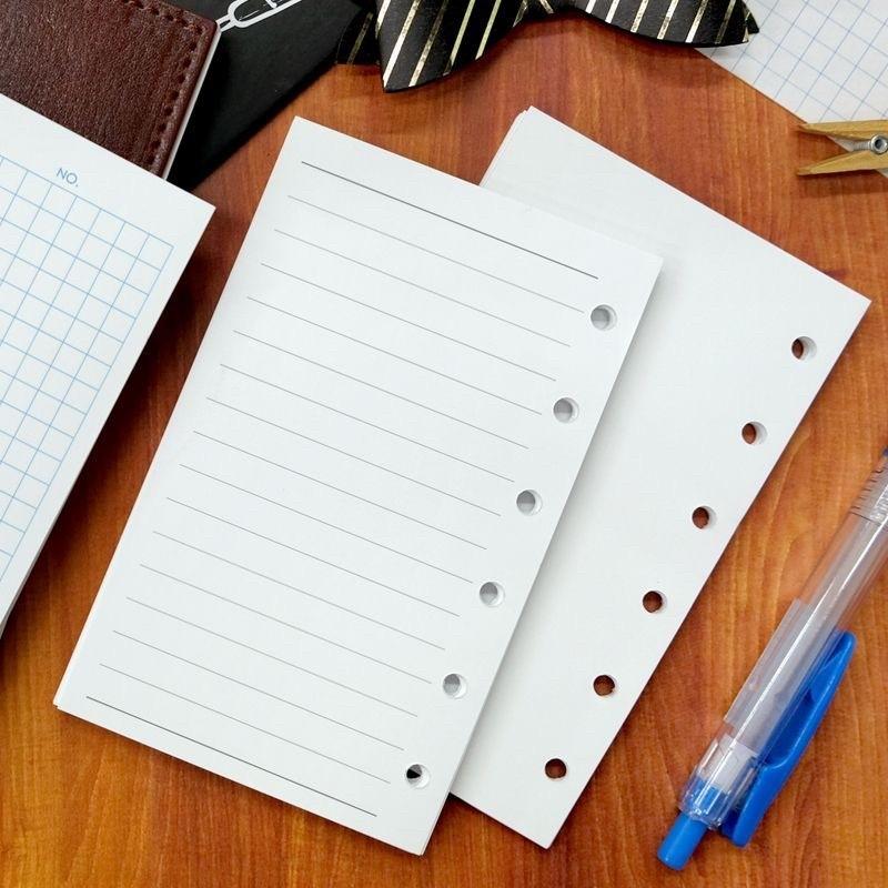 現貨正版 活頁筆記 手冊內頁 A7補充頁6孔 筆記 空白 橫線 方格 萬用手冊內頁 記事本 規劃 企劃 年度計劃-細節圖7