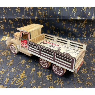 【天藝佛具坊】神轎車 神轎 木質玩具 木製玩具 七巧板 模型 模擬廟會