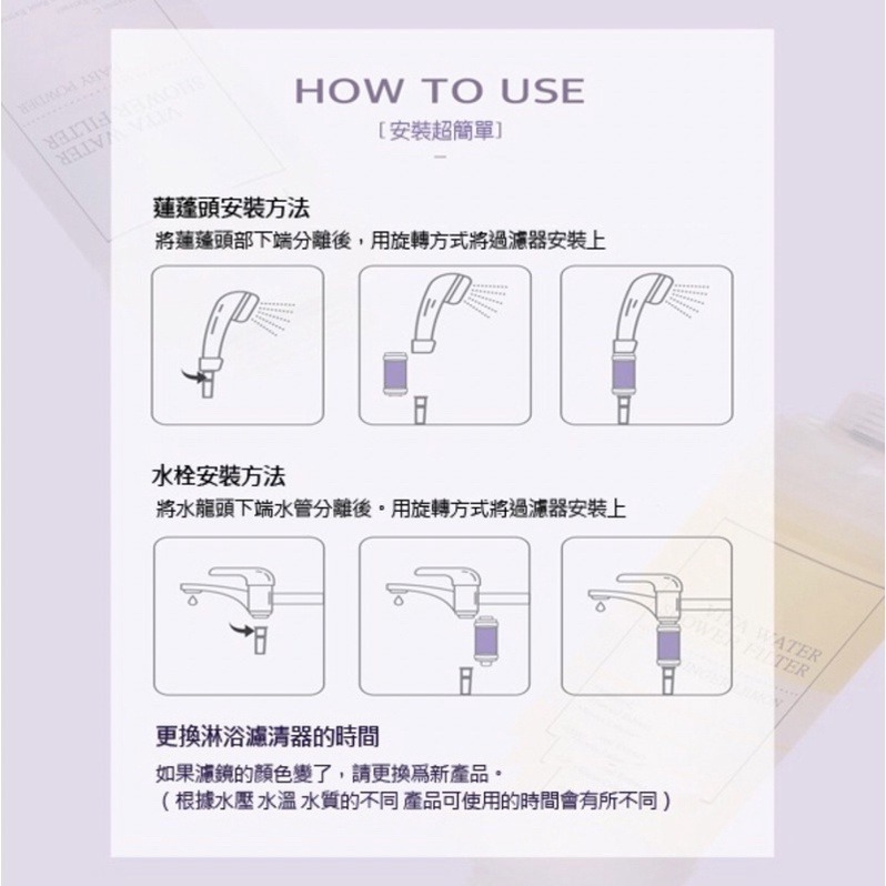 韓國 by:OUR 完美純淨 沐浴過濾器 105g 香氛過濾器 香氛 濾芯 過濾器 蓮蓬頭 花灑 除氯濾芯 現貨-細節圖10