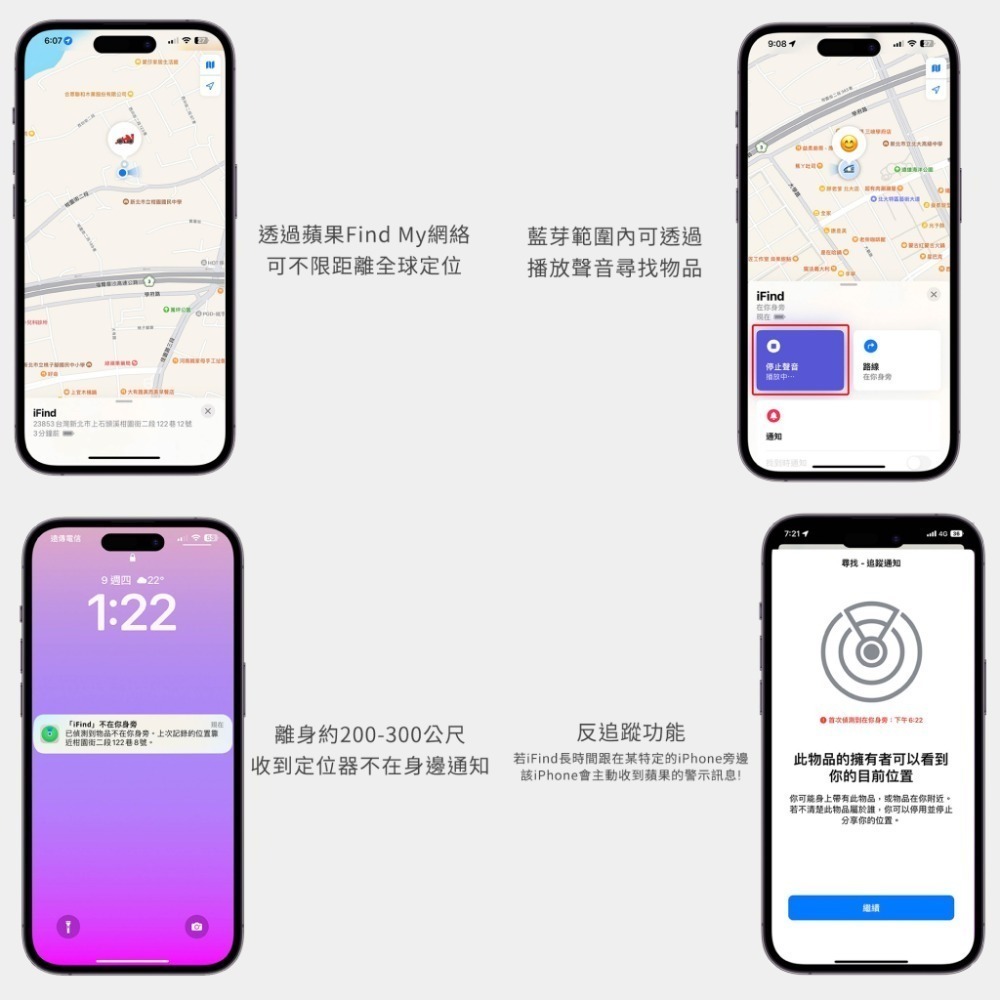 iFind 定位器 FDQ-01 Spot Circle GPS定位器 全球追蹤器 老人小孩寵物定位器 ios適用-細節圖5