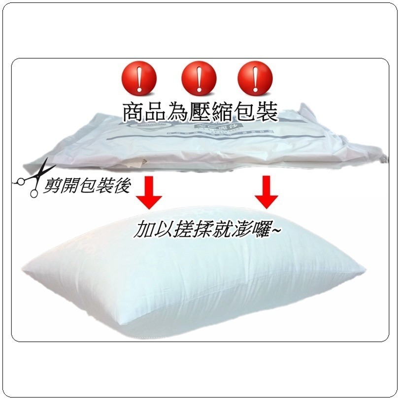 支撐型枕頭 健康抗菌壓縮枕頭 台灣製(1入裝)飯店 民宿 套房 學生住宿 適用【簡單生活館】-細節圖3
