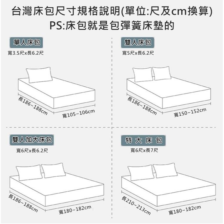 純棉單人床包+枕頭套x1 加高款單人床包3.5x6.2尺 不含被套(床包高度35cm)【簡單生活館】二館-細節圖6