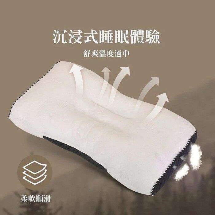 護頸枕 枕頭 止鼾 符合人體工學 止鼾枕 托扶頸椎 人體工學枕頭 檜木護頸枕【簡單生活館】-細節圖2