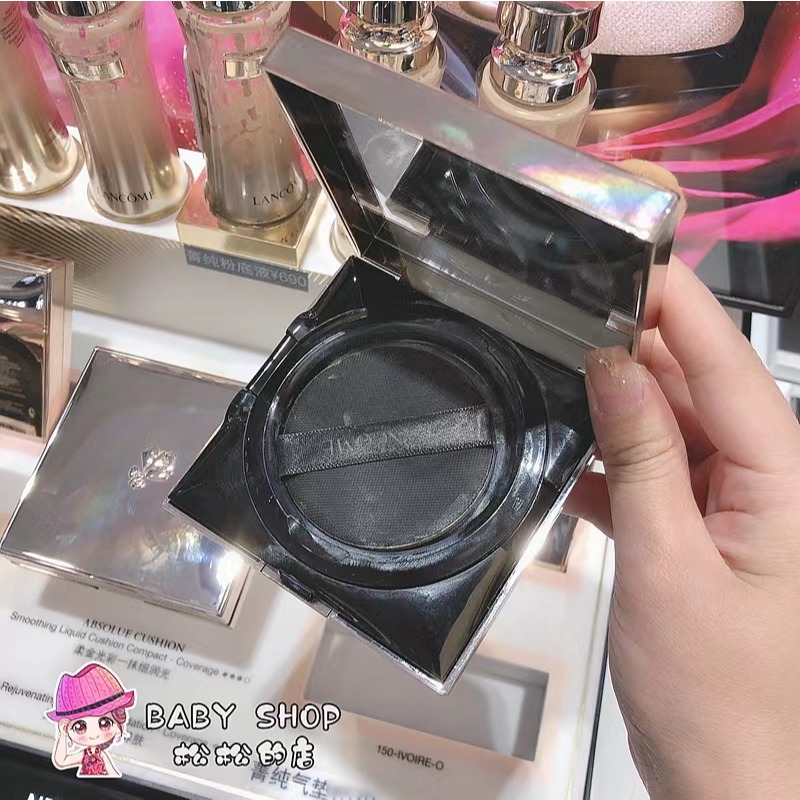 蘭蔻 絕對完美玫瑰氣墊粉餅 小金塊 氣墊粉餅 氣墊 粉餅-細節圖2