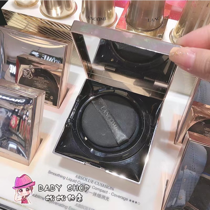 蘭蔻 絕對完美玫瑰氣墊粉餅 小金塊 氣墊粉餅 氣墊 粉餅-細節圖3