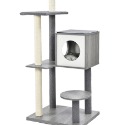 實木-四層貓跳台(灰色)
