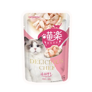 樂居商城 喵樂 鮮味煮廚系列 寵物餐包 貓餐包 副食餐包  貓咪副食 寵物副食 55g-規格圖10