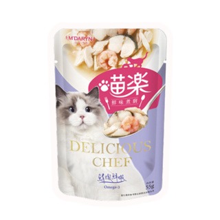 樂居商城 喵樂 鮮味煮廚系列 寵物餐包 貓餐包 副食餐包  貓咪副食 寵物副食 55g-規格圖10