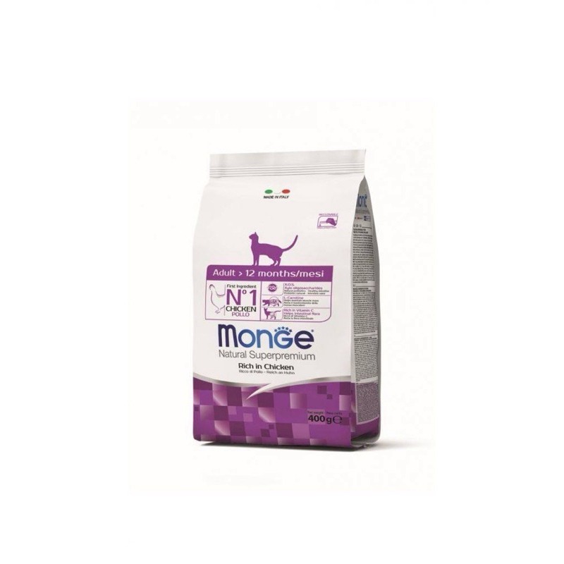 【寵幸】🔥超取免運🔥義大利 瑪恩吉 MONGE 天然全能貓糧 X.O.S.木寡糖 添加玫瑰果 天然呵護配方-規格圖2