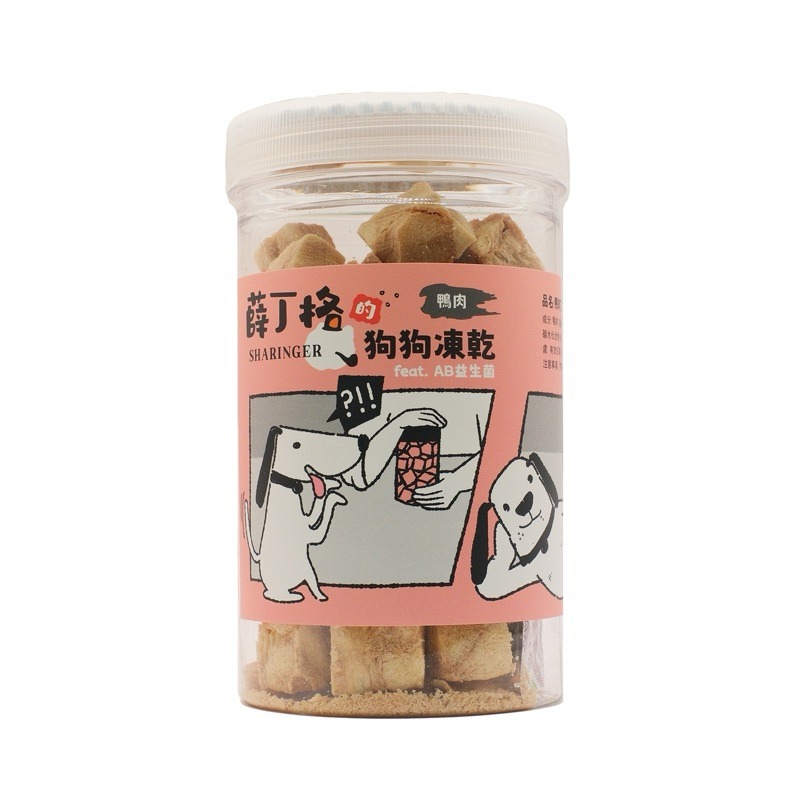 【寵幸】Sharinger 薛丁格的狗狗凍乾 AB益生菌 狗零食 犬零食 寵物零食 全齡全適用 寵物凍乾-規格圖1