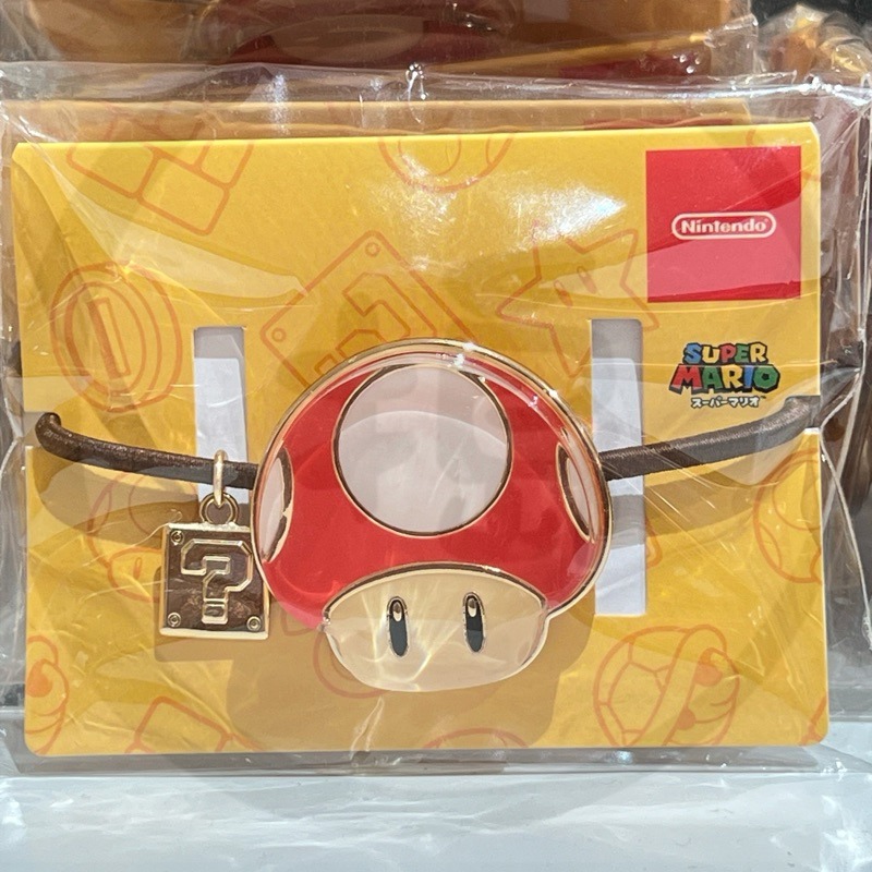 🔥現貨🔥 日本代購 Nintendo 任天堂專賣店 髮圈 奇諾比奧/無敵星星/火焰花-規格圖1