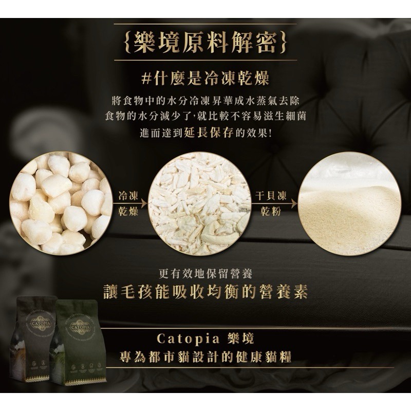 【寵幸】CATOPIA 樂境凍乾全齡貓鮮糧 貓飼料 貓糧 無穀飼料 貓咪無穀飼料 4lb/12lb-細節圖2