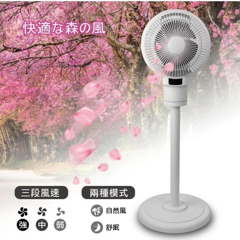 開立電子發票❤️旺德 ISITO 3D全方位渦流循環風扇 IS-20E05FC 立扇 桌扇 露營風扇 循環扇 DC風扇-細節圖2