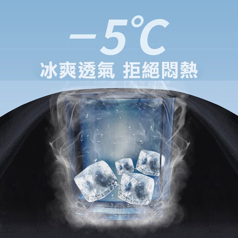 大尺碼-涼爽冰絲印花圓領T恤-黑/白/深灰/彩藍/軍綠/湖藍-0201045-細節圖9