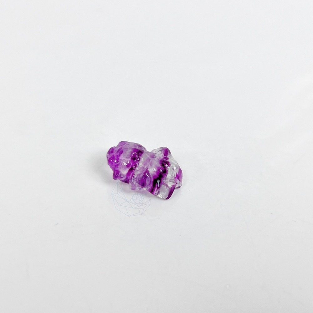 ₍мσσи_нασ ᙏ̤̫͚ ₎金魚彩虹 🌈 1.9cm 手串 螢石 雕刻件(隨機出貨)-細節圖11