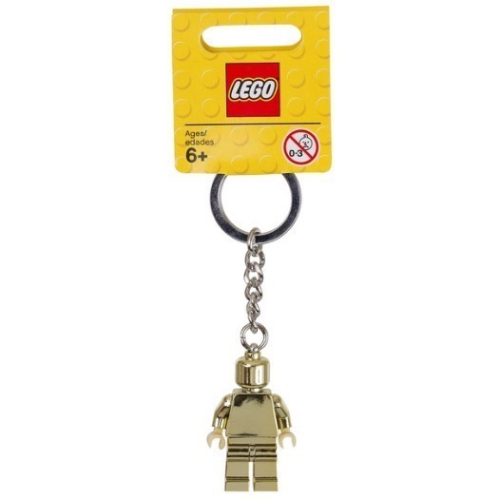 《狂樂玩具屋》 LEGO 850807 小金人鑰匙圈 Gold Minifigure Key Chain