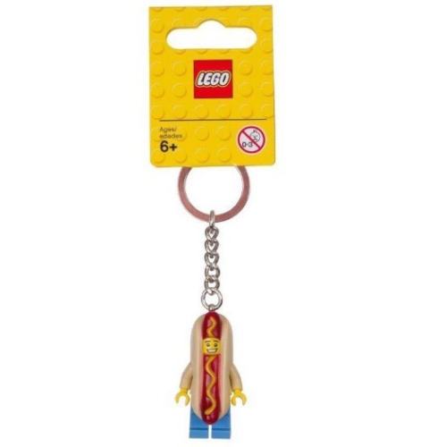《狂樂玩具屋》LEGO 853571 熱狗人 鑰匙圈 樂高