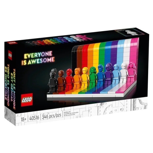 《狂樂玩具屋》 LEGO 40516 彩虹人 Everyone Is Awesome