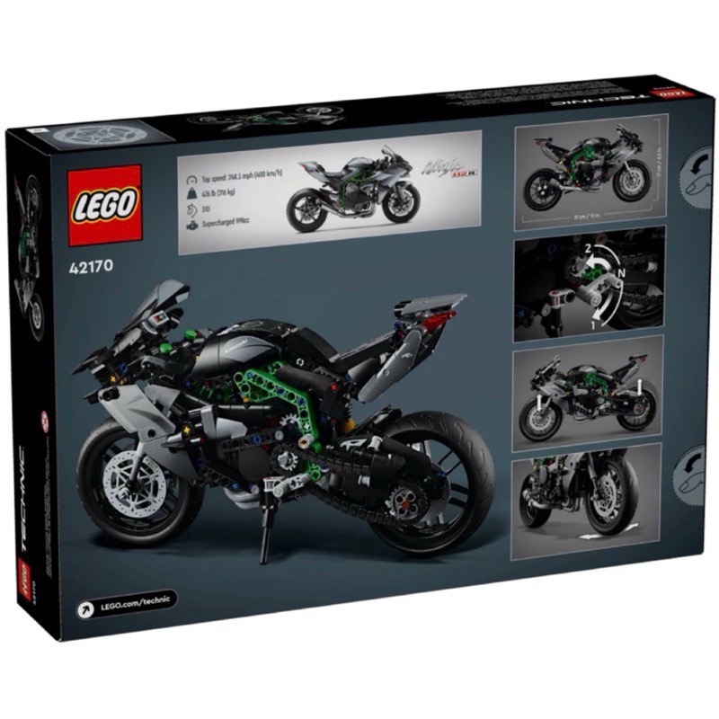 《狂樂玩具屋》 LEGO 42170 Kawasaki Ninja H2R Motorcycle-細節圖2