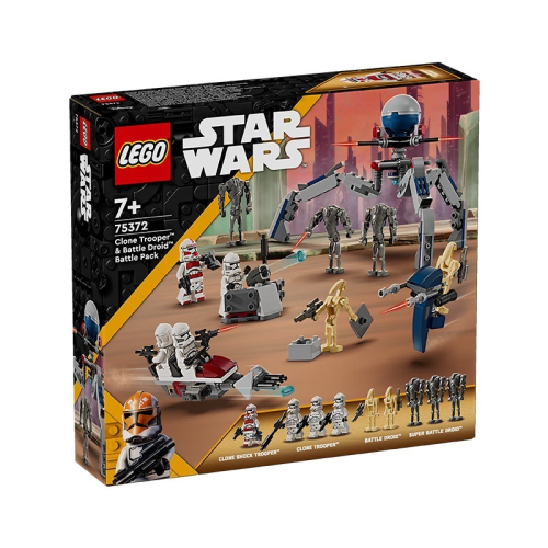 《狂樂玩具屋》 LEGO 75372 克隆人士兵與戰鬥機器人