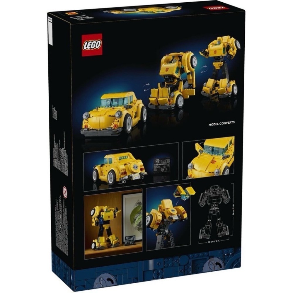 《狂樂玩具屋》 LEGO 10338 大黃蜂 Transformers: Bumblebee-細節圖3