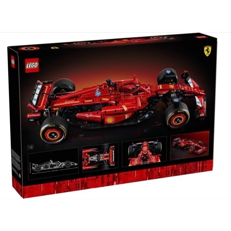 《狂樂玩具屋》LEGO 42207 Technic-法拉利 SF-24 F1-細節圖2