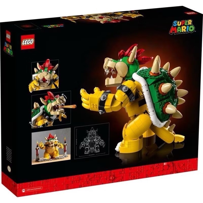 《狂樂玩具屋》 盒損品 Lego 71411 超級瑪利歐 庫巴大魔王（戰損版）-細節圖2