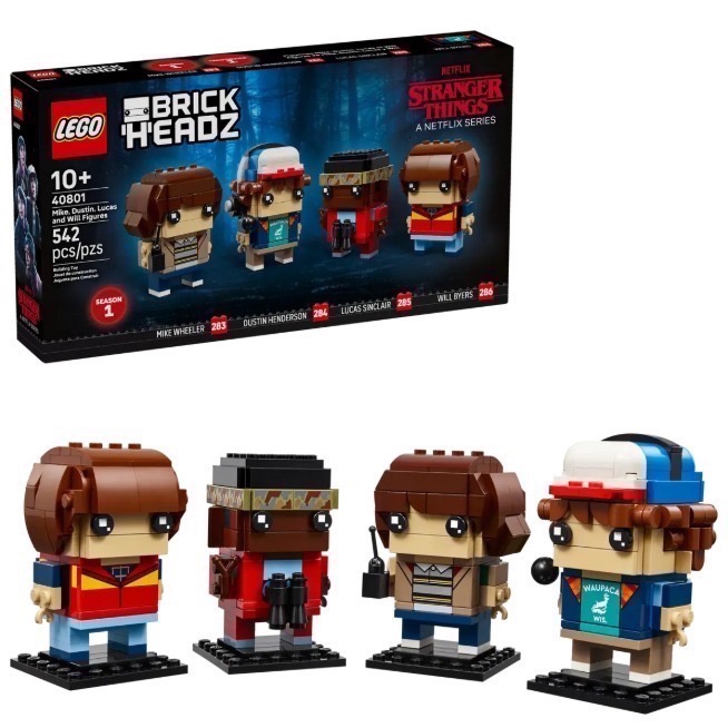 《狂樂玩具屋》LEGO 40801 麥克、達斯汀、路卡斯和威爾玩偶-細節圖3