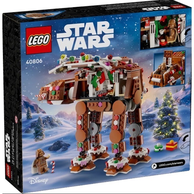 《狂樂玩具屋》LEGO 40806 薑餅 AT-AT™ 步行機-細節圖3