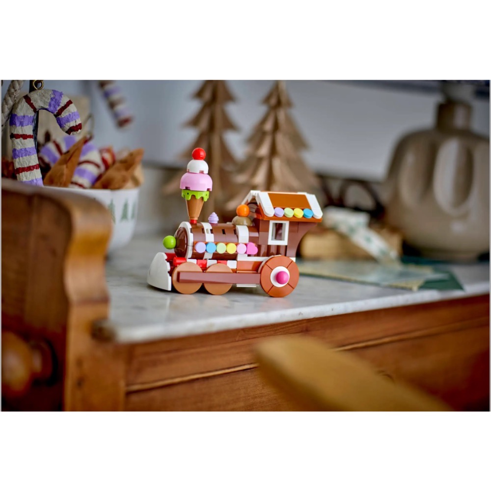 《狂樂玩具屋》 LEGO 40777 薑餅火車飾品-細節圖3
