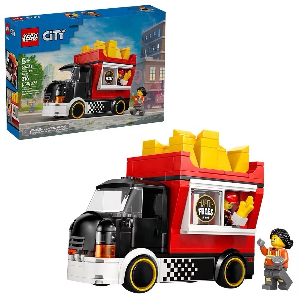 《狂樂玩具屋》  LEGO 60488 City 薯條餐車-細節圖2