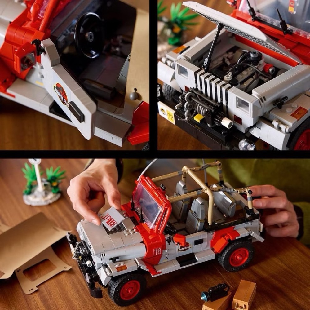 《狂樂玩具屋》  LEGO  77984 侏羅紀公園吉普車 Jeep Wrangler-細節圖2