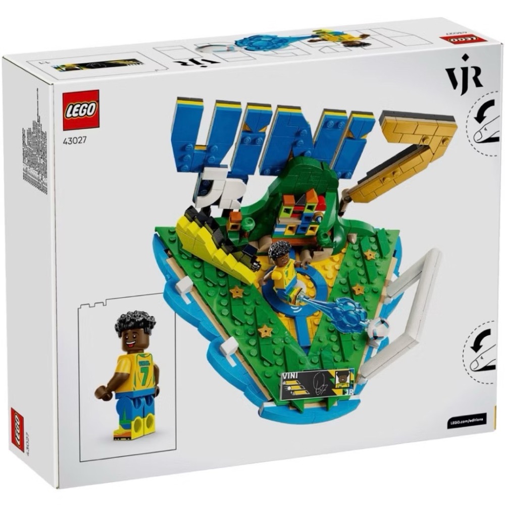 《狂樂玩具屋》  LEGO 43027 維尼修斯 Vini Jr.－足壇焦點-細節圖3